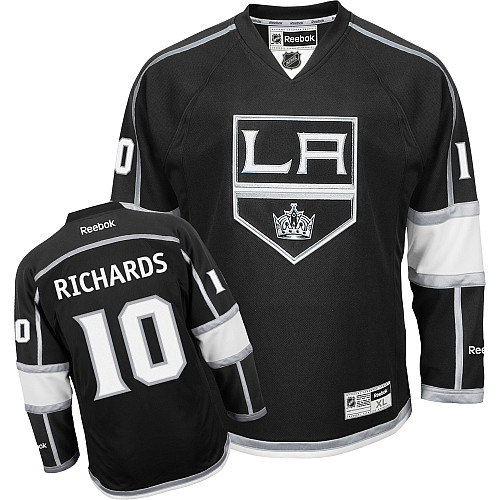 Black Home NHL Los Angeles Kings 10 Mike Richards Hockey Jersey